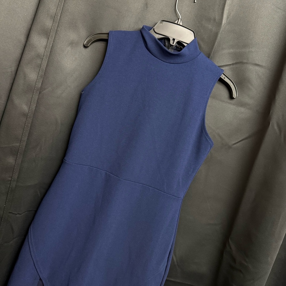 Missguided Navy Sleeveless Mini Dress size 8